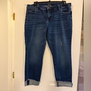 Kut from the Kloth Dark Blue Ankle Jeans